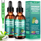 LAMFQA Soursop Graviola Liquid Drops 2 Fl Oz front view