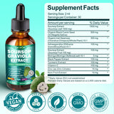 LAMFQA Soursop Graviola Liquid Drops with herbal ingredients