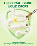 LAMGINY L-Lysine Liquid Drops 1000mg back view