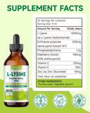LAMGINY L-Lysine Liquid Drops 1000mg side view