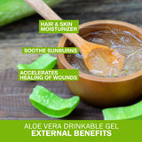 Land Art Aloe Vera Gel with fresh oranges and tangerines