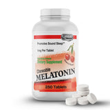 LANDAU Chewable Melatonin 1 mg Tablets front view