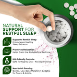 LANDAU Chewable Melatonin 1 mg Tablets with mixed berry flavour
