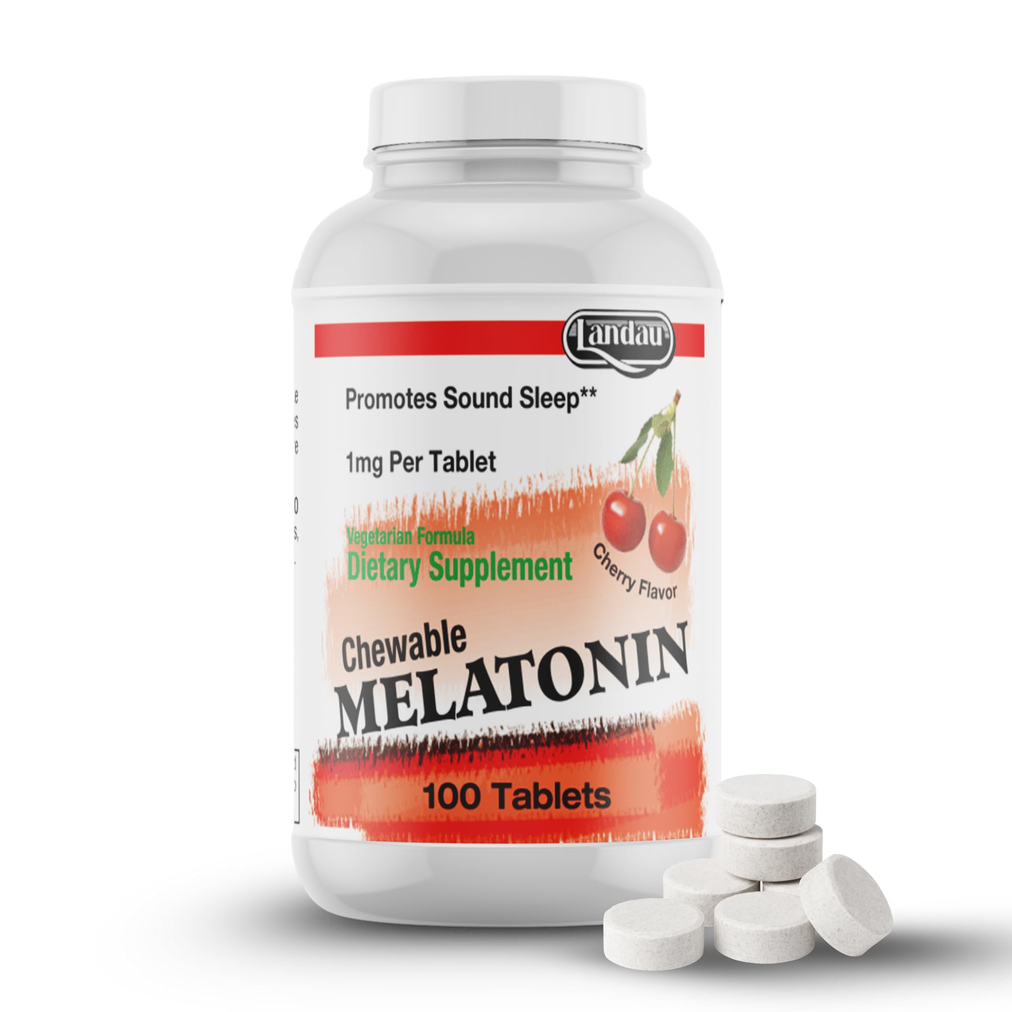 LANDAU Chewable Melatonin 1MG for Children front view