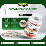 LANDAU Chewable Vitamin C packaging side view