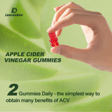 LanranBee Apple Cider Vinegar Gummies with fresh apples