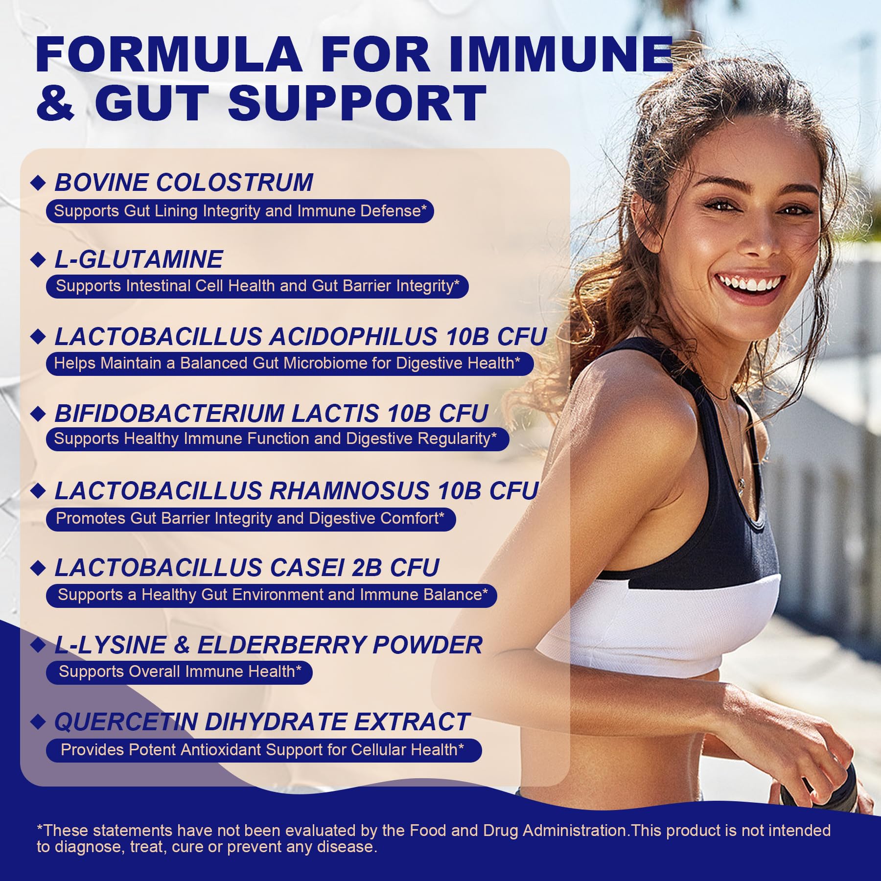 LanranBee Colostrum and Collagen Powder mixed in a smoothie