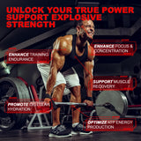 LanranBee Creatine Gummies with gym equipment