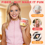 LanranBee Daily Fibre Support Gummies on a wooden table