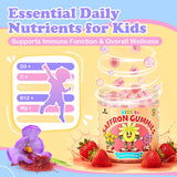 LanranBee Saffron Gummies bottle side view