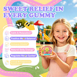 LanranBee Saffron Gummies ingredients list on the packaging