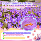 LanranBee Saffron Gummies with a measuring spoon for dosage