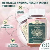 LanranBee Women's Probiotic Gummies close-up of gummies