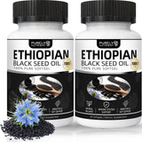 LANZF Black Seed Oil Softgels front view with packaging