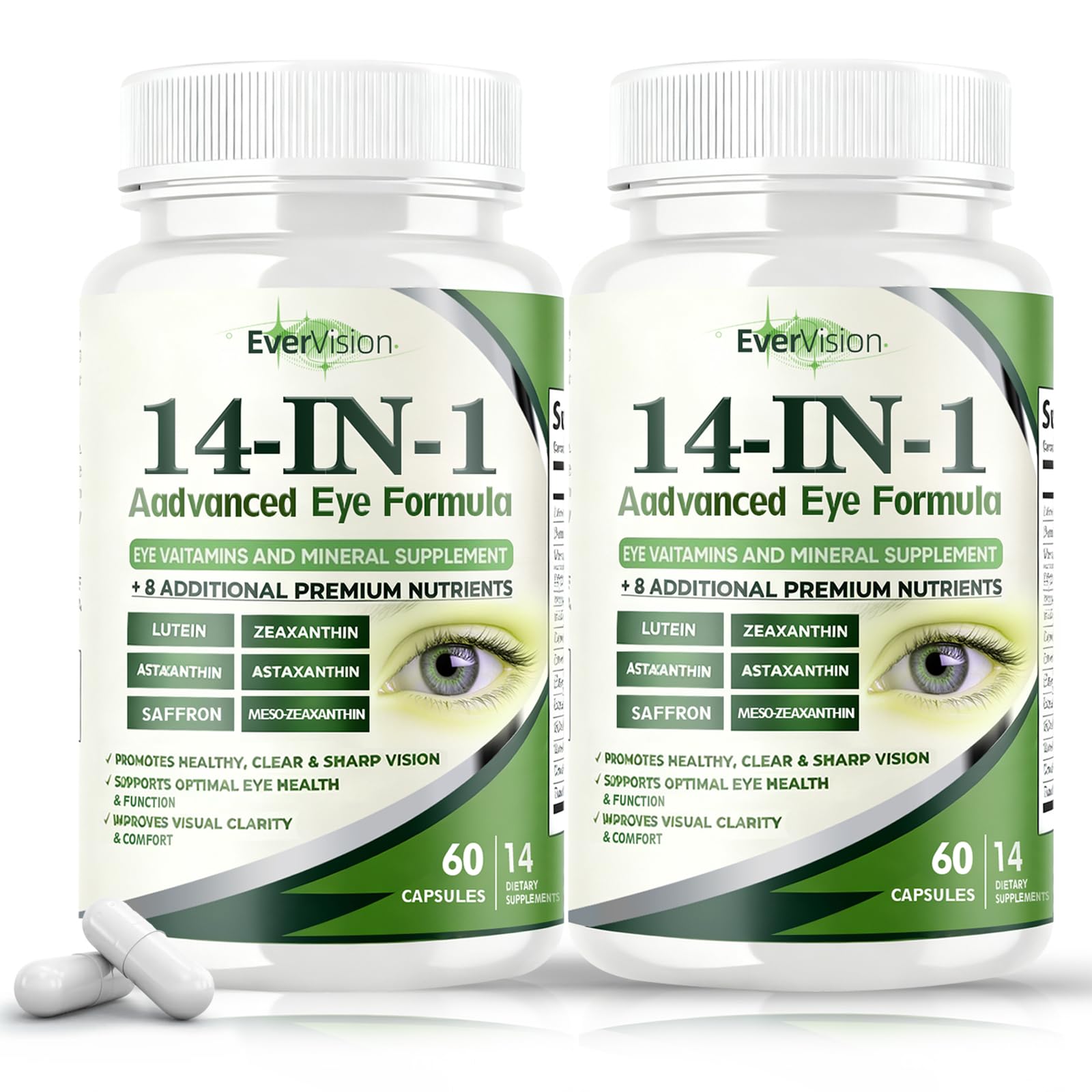 LANZF Blended Vitamin & Mineral Supplement 30 capsules front view