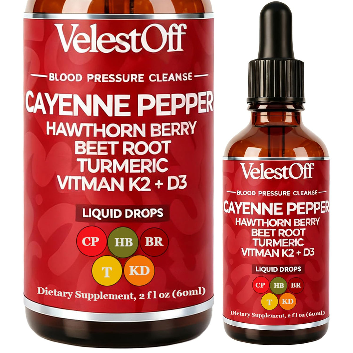 LANZF Cayenne Pepper Drops 2 fl. oz. front view