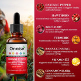 LANZF Cayenne Pepper Drops bottle side view