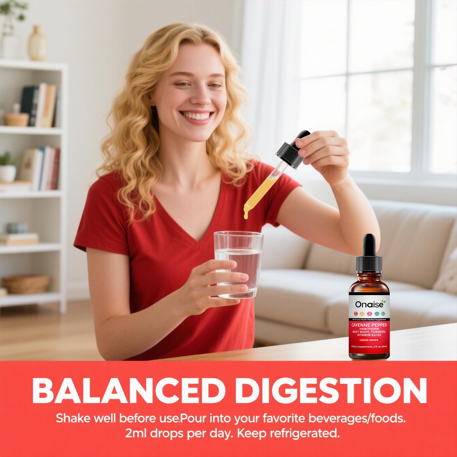 LANZF Cayenne Pepper Drops with measuring spoon