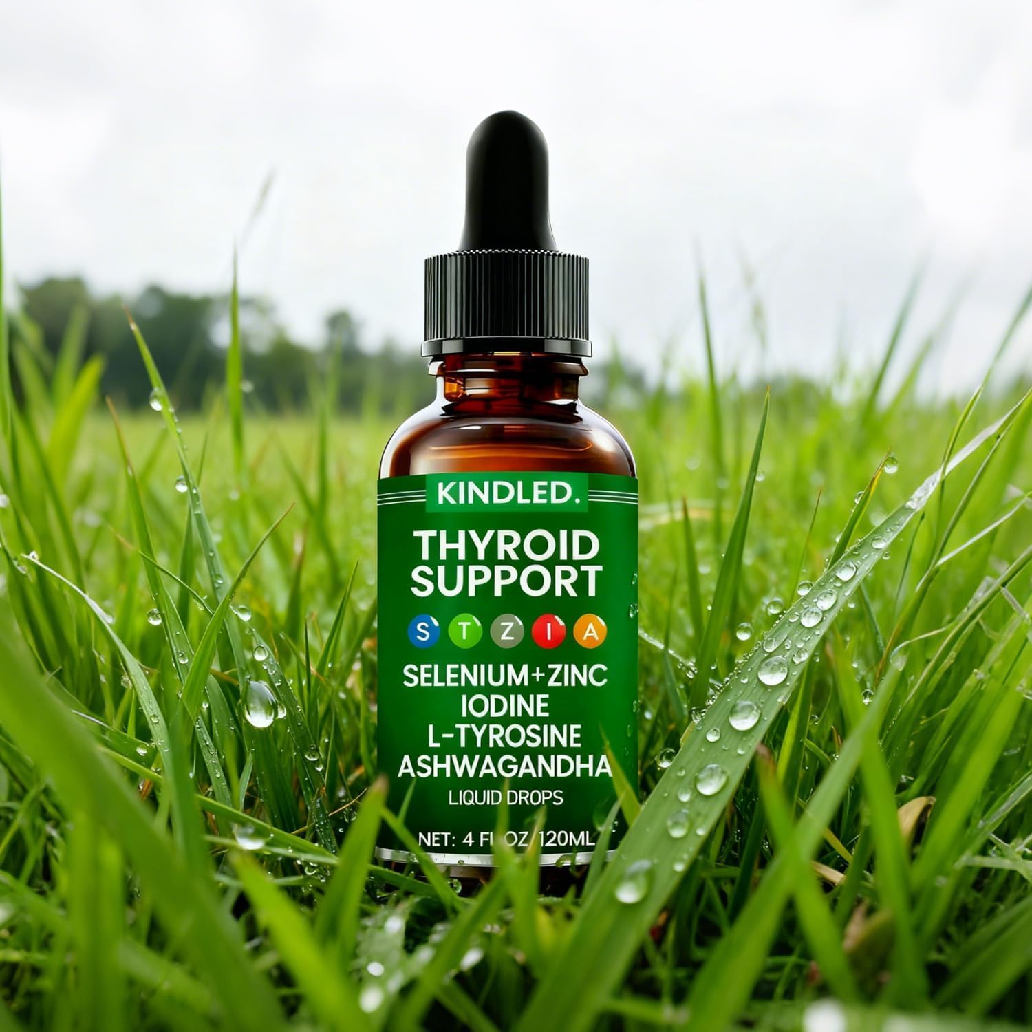LANZF Thyroid Support Liquid Drops lifestyle scene