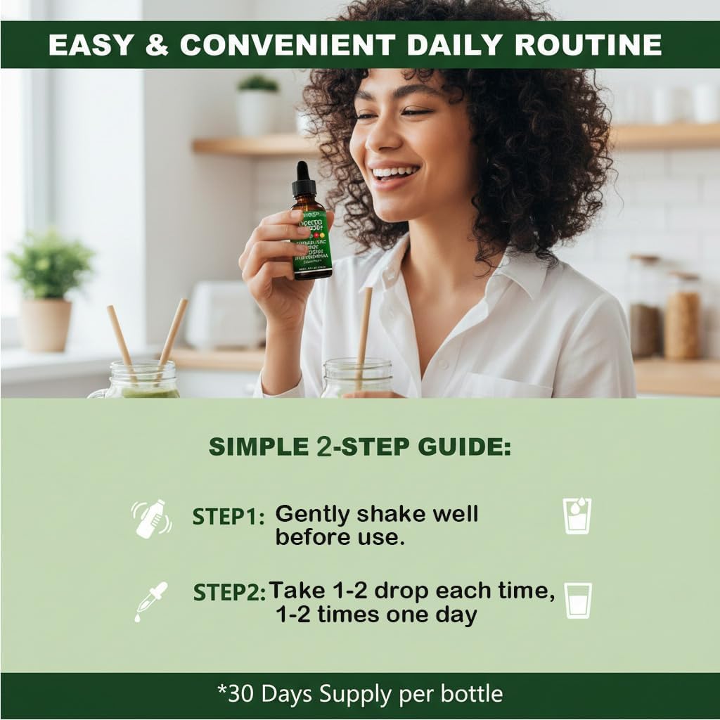 LANZF Thyroid Support Liquid Drops with fresh ingredients