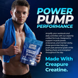 Laser Beams Creatine Gummies in a bowl with a scoop
