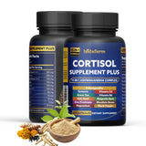 laslafarm Cortisol Complex Plus 11-in-1 Adaptogen Supplement bottle side view
