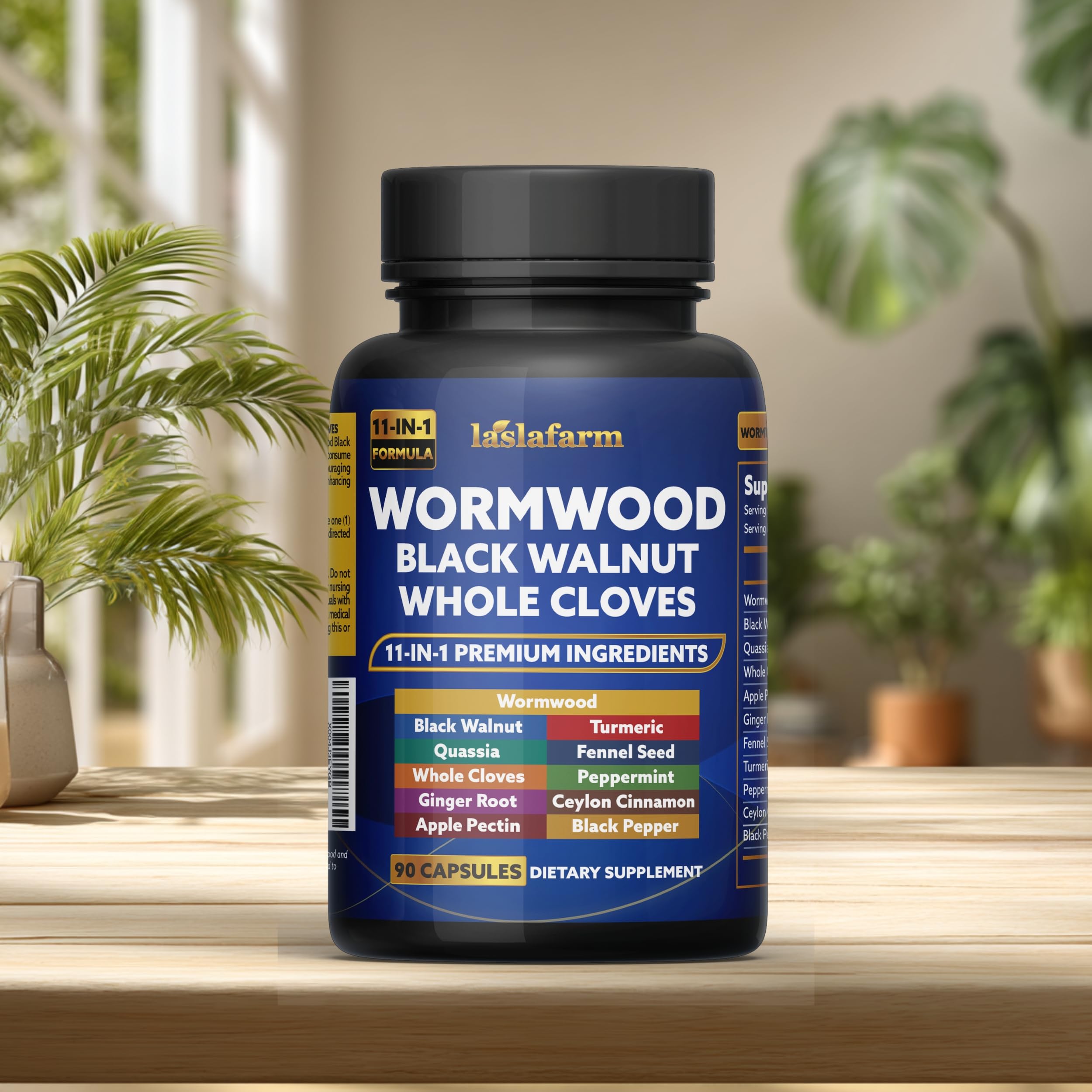 laslafarm Wormwood Herb Supplement ingredients list