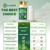 LaVitali Citrus Bergamot Capsules displayed with lifestyle items