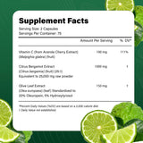 LaVitali Citrus Bergamot Capsules side view showing label