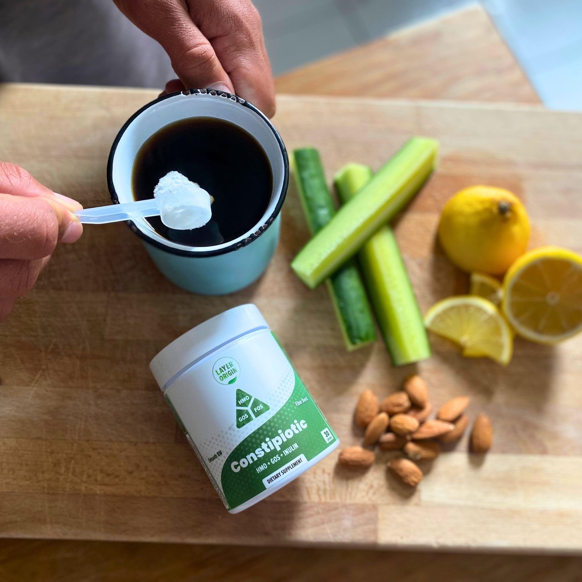 Layer Origin Constipiotic Prebiotic Powder 120g ingredients list
