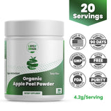 Layer Origin Organic Apple Peel Powder in a shaker bottle