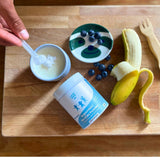 Layer Origin Prebiotic Powder close-up of ingredients
