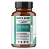 Layer Origin Probiotic Acidophilus Supplement opened bottle with capsules