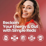 Layer Origin Simple Reds 240g scoop with powder