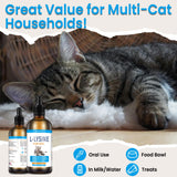Lazersell L-Lysine supplement for cats with dosage instructions