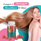 Lazpowfi Biotin Gummies nutritional information label