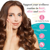 Lazpowfi Biotin Gummies with fresh fruits and vitamins