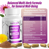 Lazpowfi Echinacea Supplement bottle with measuring spoon