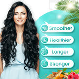 Lazpowfi Hair Growth Vitamins on a wooden table
