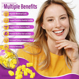 Lazpowfi Inositol Gummies side view showing ingredients