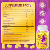 Lazpowfi Inositol Gummies with a measuring spoon