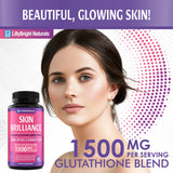 LB Lillybright Naturals L-Glutathione Capsules side view