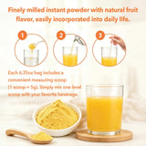 Leafroot Cortisol Drink Powder nutritional information on the back