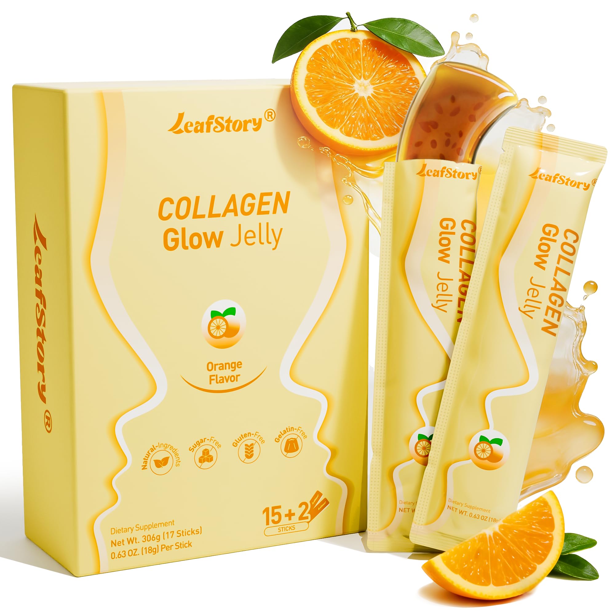 LeafStory Daily Supplement Capsules front view with packaging