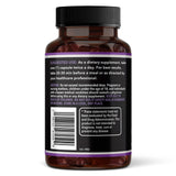 Leah Rose Essentials Pure Saffron Supplements capsules on a wooden table