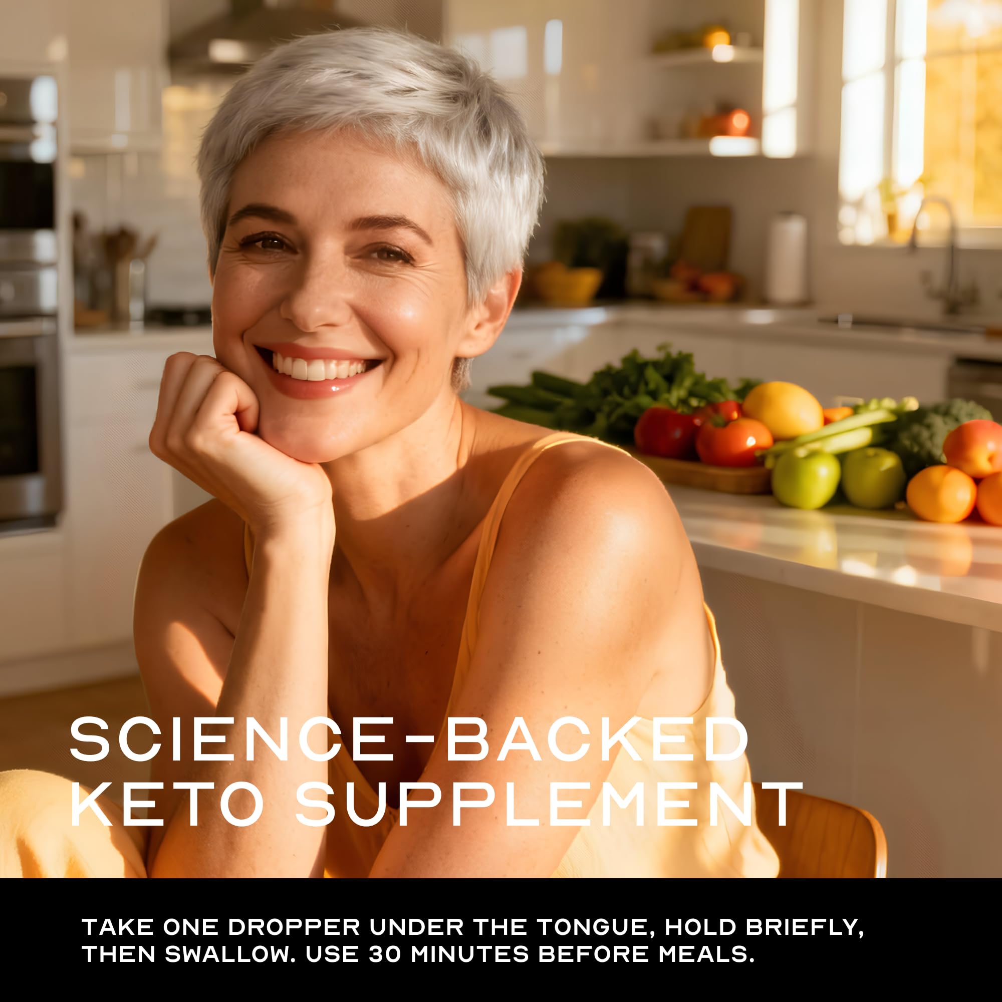 LEAN Nutraceuticals Keto Weight Loss Drops with measuring dropper