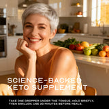 LEAN Nutraceuticals Keto Weight Loss Drops with measuring dropper