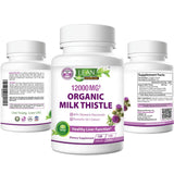 LEAN Nutraceuticals Milk Thistle capsules opened bottle