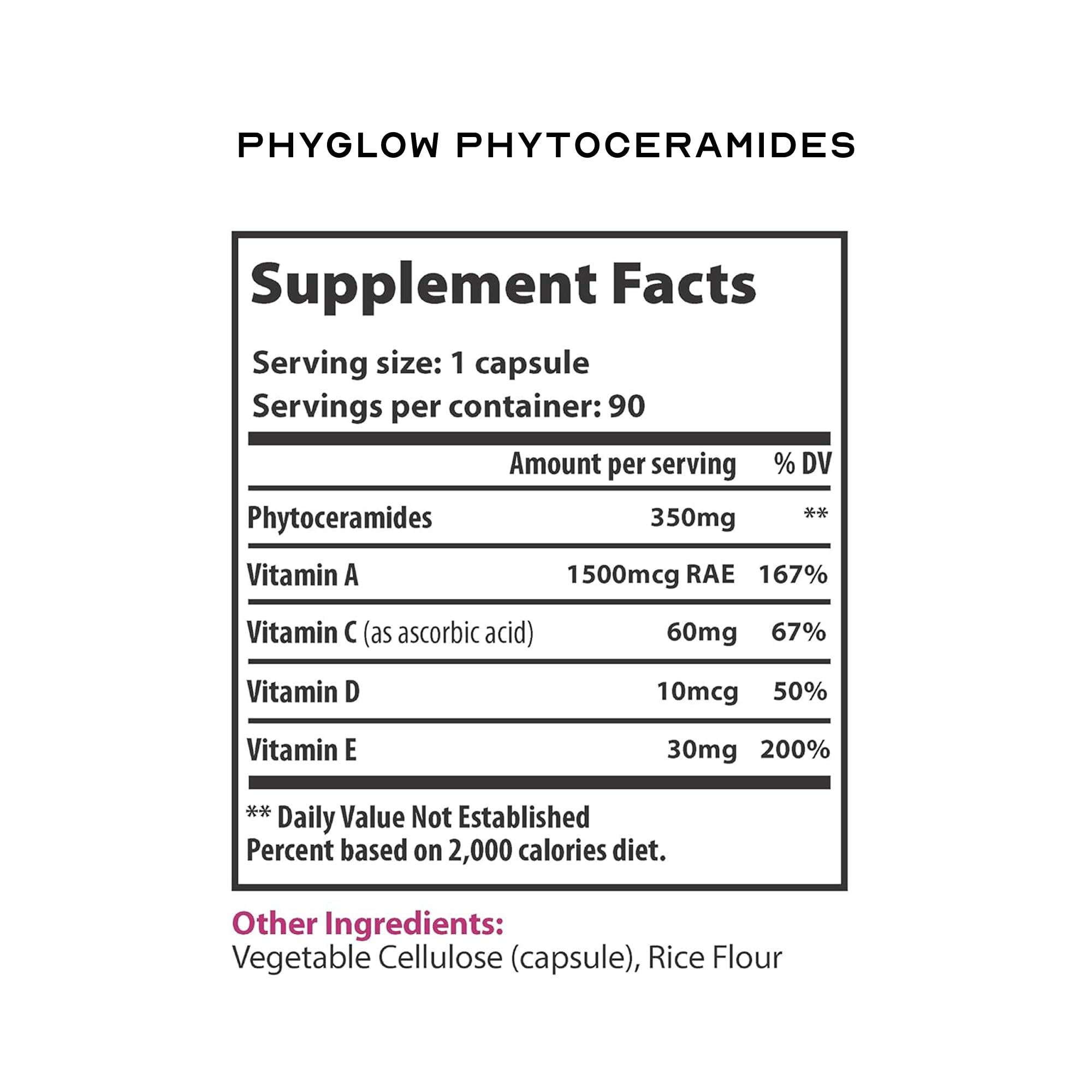 LEAN Nutraceuticals Phytoceramides capsules in a hand