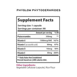 LEAN Nutraceuticals Phytoceramides capsules in a hand